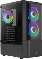 Aerocool Quantum v3 Midi-Tower, RGB, Tempered Glass (Quantum-G-BK-v3)