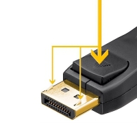 GOOBAY DisplayPort 1.2 (M/M) 5m pozlačen kabel 65925 - NA ZALOGI