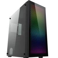 LC-POWER Interlayer X 800B ATX RGB gaming okno črno ohišje (LC-800B-ON)