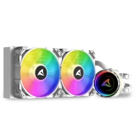 SHARKOON S80 RGB AIO 240mm belo (S80 RGB AIO WHITE)