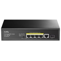 CUDY GS1005PTS1 5-Port Gigabit 4xPoE+ 120W 1xSFP (GS1005PTS1)
