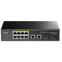 CUDY GS1010PS2 8-port Gigabit 8xPoE+ 2xSFP (GS1010PS2 )