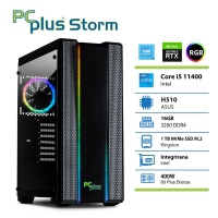 PCPLUS Storm i5-11400 16GB 1TB NVMe SSD GeForce RTX 3050 6GB RGB 