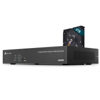 Video snemalnik TP-LINK VIGI NVR1004H-4P-2TB 4-kanalni PoE+ 2TB disk 