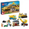 LEGO City Construction Trucks and Wrecking Ball Crane (60391)