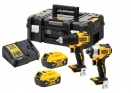 Komplet orodja DeWalt 18V DCD709 + DCF809 + 2x baterija (DCK2061P2T)