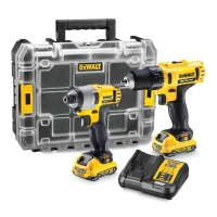 Komplet orodja DeWALT DCD710 + DCF815 + baterija + polnilec (DCK211D2T)