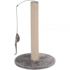 Praskalnik za mačke Zolux Cat scratching post with toy - grey 504048GRI