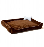 Blazina GO GIFT Lux brown - pet bed - 95 x 70 x 9 cm 