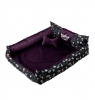 Blazina GO GIFT Dog and cat bed XXL - purple - 110x90x18 cm