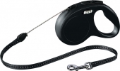 Avtomatski povodec Flexi New CLASSIC 5 m Black Dog Retractable lead