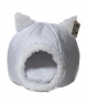 Ležišče za mačko GO GIFT cat bed - light grey - 40x40x34 cm