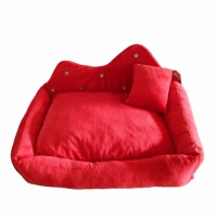 Blazina GO GIFT Prince red XXL - pet bed - 70 x 55 x 12 cm 