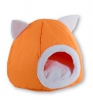 Ležišče za mačko GO GIFT cat bed - orange - 40x40x34 cm