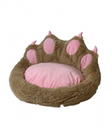 Blazina GO GIFT Dog and cat bed - camel - 75x75 cm 