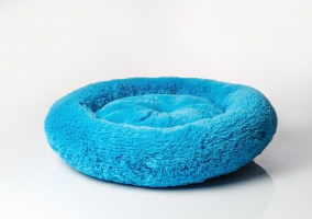 Blazina GO GIFT Shaggy blue L - pet bed - 66 x 66 x 10 cm 