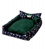 Blazina GO GIFT Dog and cat bed XL - green - 100x90x18 cm