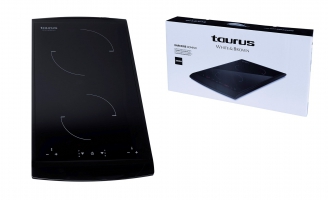 Taurus Darkfire Domino Black Countertop 31cm 2 Zone induction hob 974684000