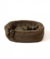 Blazina GO GIFT Cocard brown L - pet bed - 55 x 52 x 18 cm