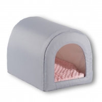 Ležišče GO GIFT Dog and cat cave bed - light grey - 40 x 33 x 29 cm 