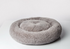 Blazina GO GIFT Shaggy grey XL - pet bed - 80 x 83 x 10 cm 