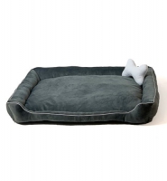 Blazina GO GIFT Lux graphite - pet bed - 95 x 70 x 9 cm 