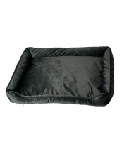 Blazina GO GIFT Lux black - pet bed - 95 x 70 x 9 cm 