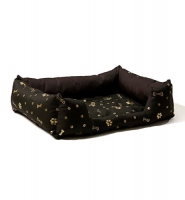 Blazina GO GIFT Dog bed XXL - brown - 90x63x16 cm 