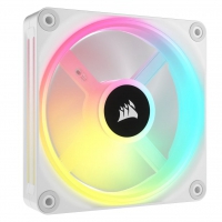 Corsair iCUE LINK QX120 RGB Starter Kit, White, LED, 120mm, 3-Pack (CO-9051006-WW)