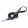 Povodec DINGO Winnetou Blue Adjustable Dog Leash - 2x120-220cm