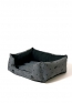 Blazina GO GIFT Dog bed L - graphite - 65x45x15 cm