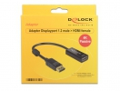 Delock Displayport Adapter DP -> HDMI 4K Passiv 62609