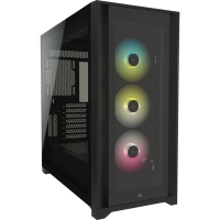 CORSAIR Midi iCUE 5000X RGB (Tempered Glass) črni CC-9011212-WW