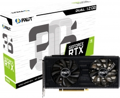 Palit RTX 3060 DUAL 12GB GDDR6 HDMI 3xDP NE63060019K9-190AD