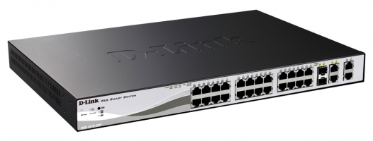 DLINK 24-PORT PoE Smart SWITCH (DES-1210-28P)