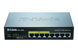 DLINK 8 PORT Gbit PoE SWITCH (DGS-1008P)