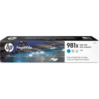 HP CYAN št. 981X Pagewide za Color 556 / MFP 586 ZA 10.000 STRANI (L0R09A)