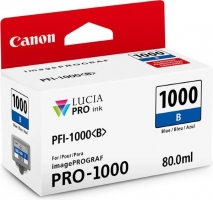 Črnilo CANON PFI-1000 BLUE ZA imagePROGRAF PRO-1000, 80 ml (0555C001AA)