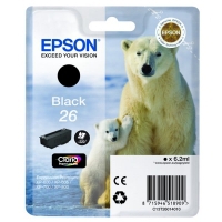 ČRNILO EPSON ČRNO 26 ZA Expr.Prem.XP-600, XP-700, EXP-800 (C13T26014012)