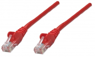 Mrežni kabel Intellinet 7,5 m Cat5e, CCA, rdeč 319898