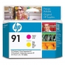 HP TISKALNA GLAVA MAGENTA AND YELLOW HP 91 DJZ6100 C9461A