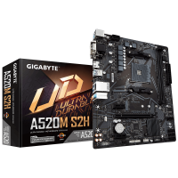 GIGABYTE A520M S2H, DDR4, SATA3, AM4 mATX GA-A520M-S2H