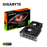 GIGABYTE GeForce RTX 4060 Windforce OC 8G, 8GB GV-N4060WF2OC-8GD