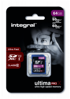 INTEGRAL 64GB SDXC UltimaPro X CLASS10 95MB - 60MB spominska kartica