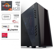 Računalnik MEGA MT 5000 R5-5600G/A520/16GB/1TB/Brez OS (PC-G50269-A)