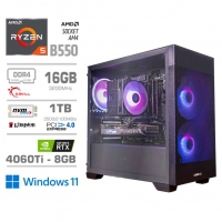 MEGA MT S7X R5-5600X/16GB/1TB/RTX4060Ti 8GB/W11H (PC-GS7X-411A)