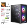 MEGA TWR S10 R9-7900X3D/RTX4080 Super/64GB-DDR5/2TB/1000W/Brez OS/RGB