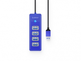 ORICO PW4U-U3-015 USB hub 4x USB-A moder (PW4U-U3-015-BL-EP)