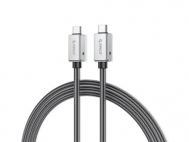 ORICO USB-C v USB-C, USB4, 40Gbps, 240W PD, 8K 60Hz, 1.5m 240A3-40-15-BK-BP