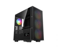 DeepCool CH560 Digital ARGB LCD kaljeno steklo črno (R-CH560-BKAPE4D-G-1)